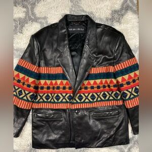 Vintage Hurricane Collection Men’s Leather Butterfly Soft Jacket Size XL